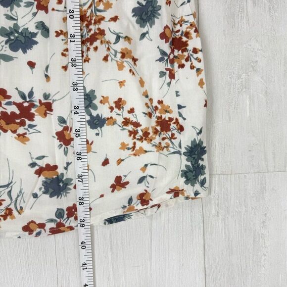 dRA Los Angeles Square Neck Shift Dress Size S Floral Mini Beach Spring Summer - Picture 12 of 13